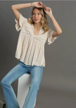 The Jane Tops-Cream