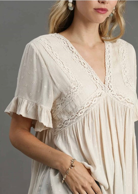 The Jane Tops-Cream