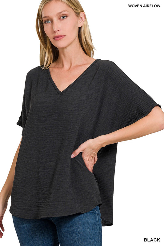 The Lauren Blouse-Black