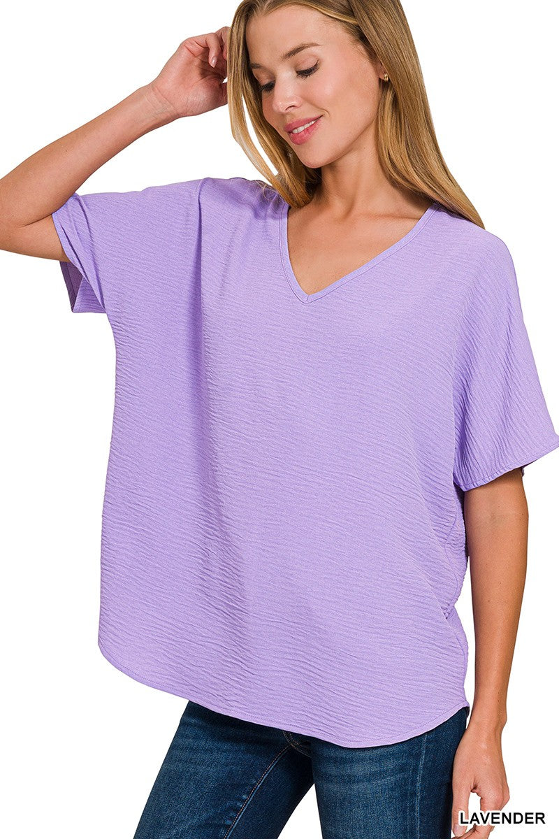 The Lauren Blouse-Lavender