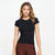 Seamless Crew Neck SS-Black