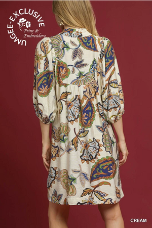 The Katie Dress-Cream