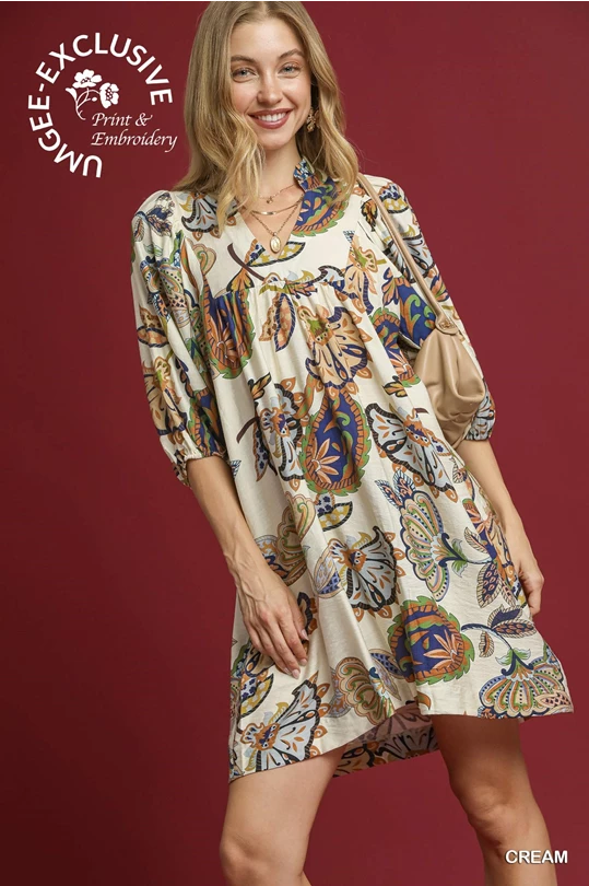 The Katie Dress-Cream