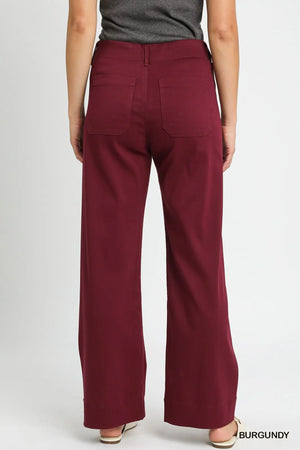 The Julia Pant-Cranberry