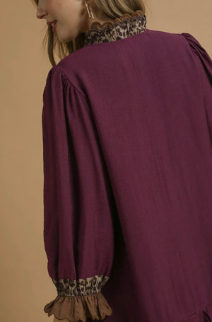 The Alexa Dress-Plum