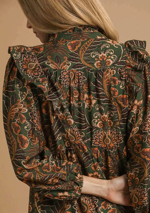 Mix It Up Floral-Olive