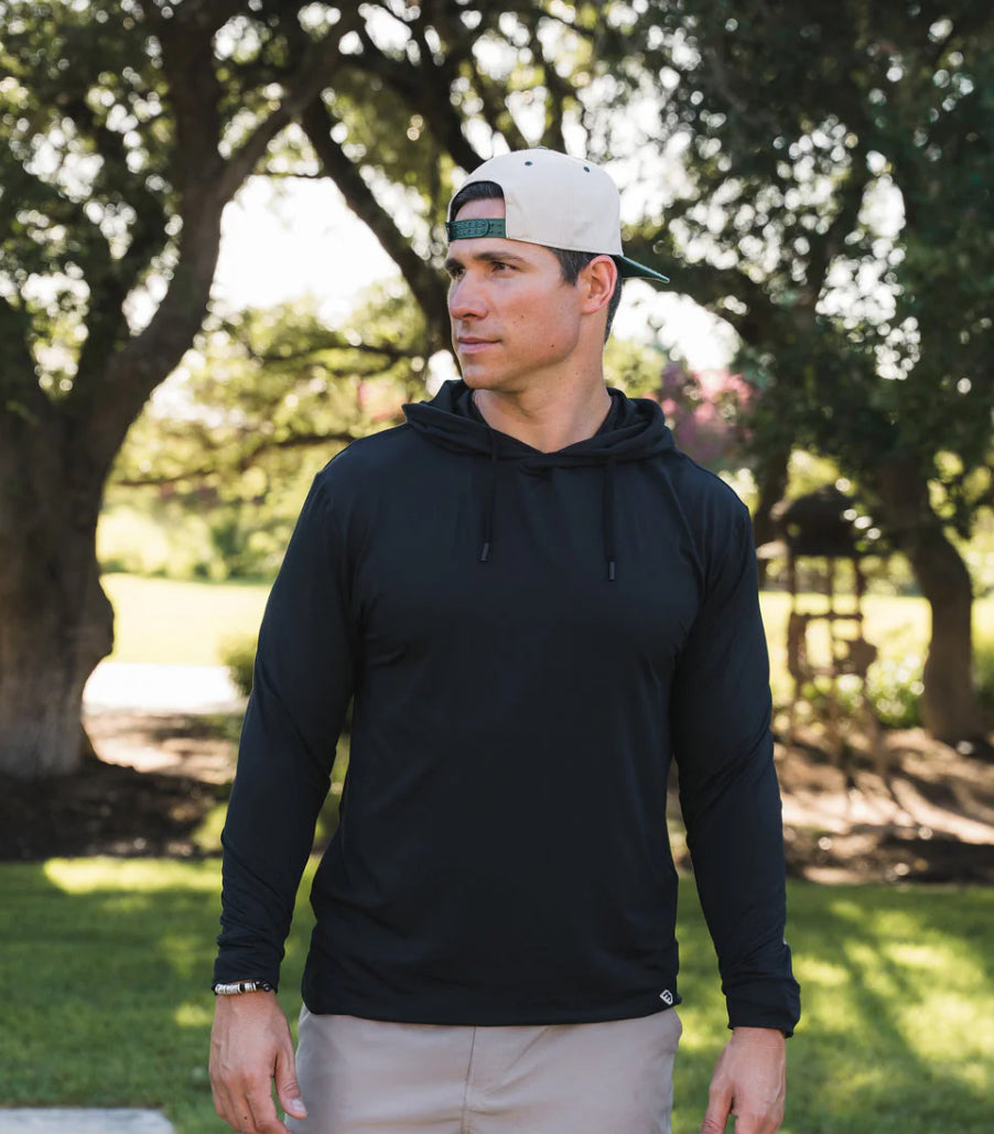 Burlebo-Performance Hoodie-Black