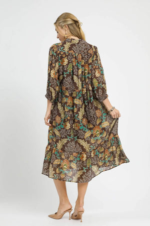 The Mia Dress-Brown