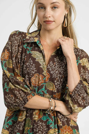 The Mia Dress-Brown