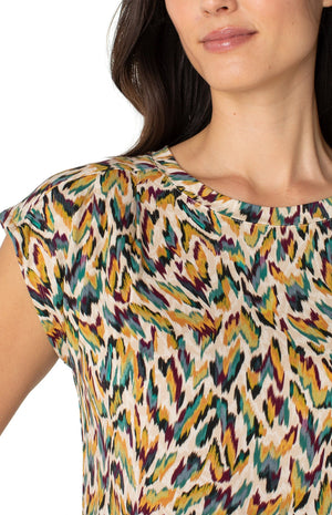 Liverpool-Sleeveless Green Multi