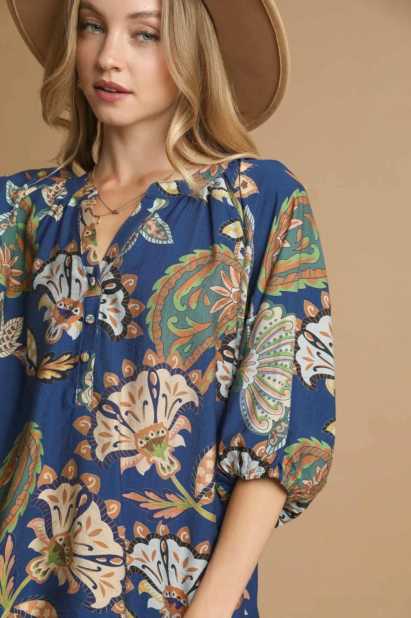 The Lynn Top-Navy