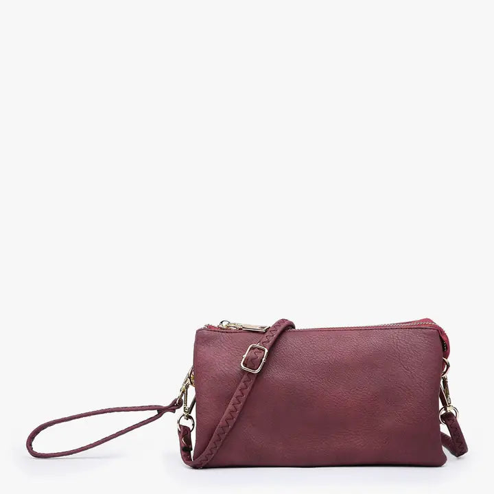 Riley Crossbody-Maroon