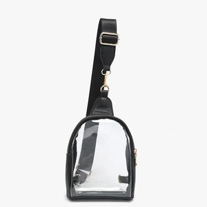 Ellen Clear Sling Bag w/ Removable Strap
