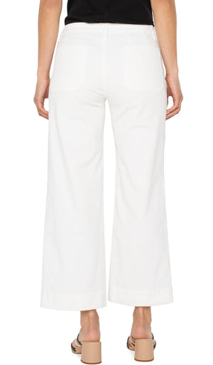 Liverpool-Corduroy Crop W/Patch Pockets/Vintage