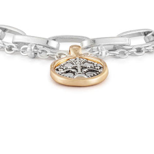 Wrapped In Prayer Bracelet-Silver