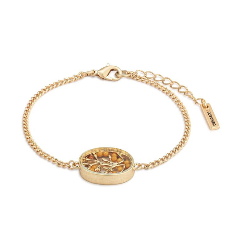 Mustard Seed Bracelet-Gold