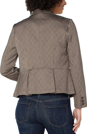 Liverpool Peplum Jacket-Camel