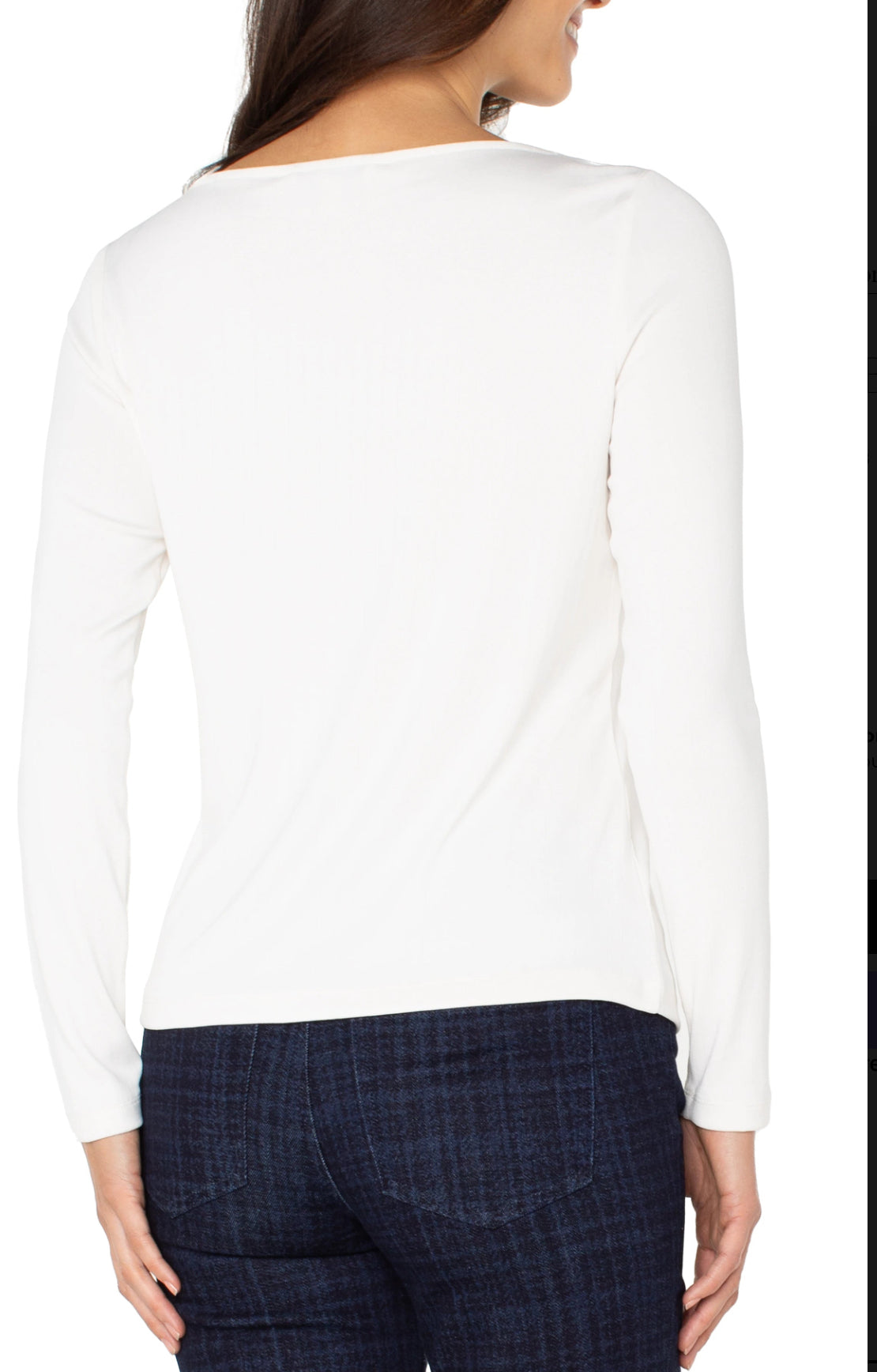 Liverpool-Boat Neck White