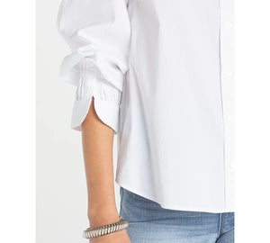 Liverpool Adjustable Sleeve Top-White