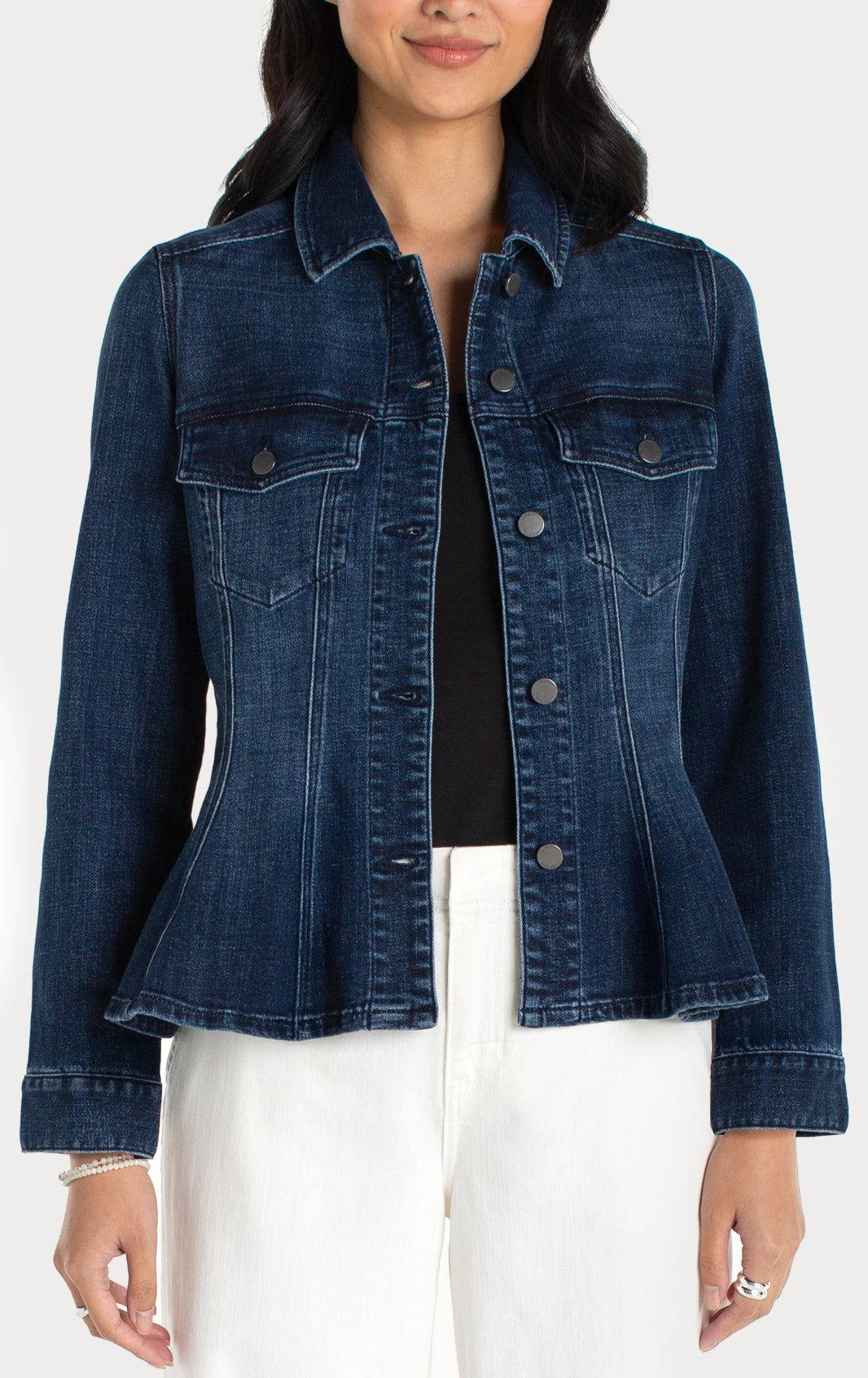 Liverpool Fit & Flare Trucker Jacket-Delacey