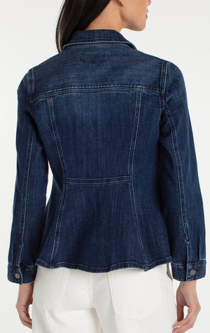 Liverpool Fit & Flare Trucker Jacket-Delacey