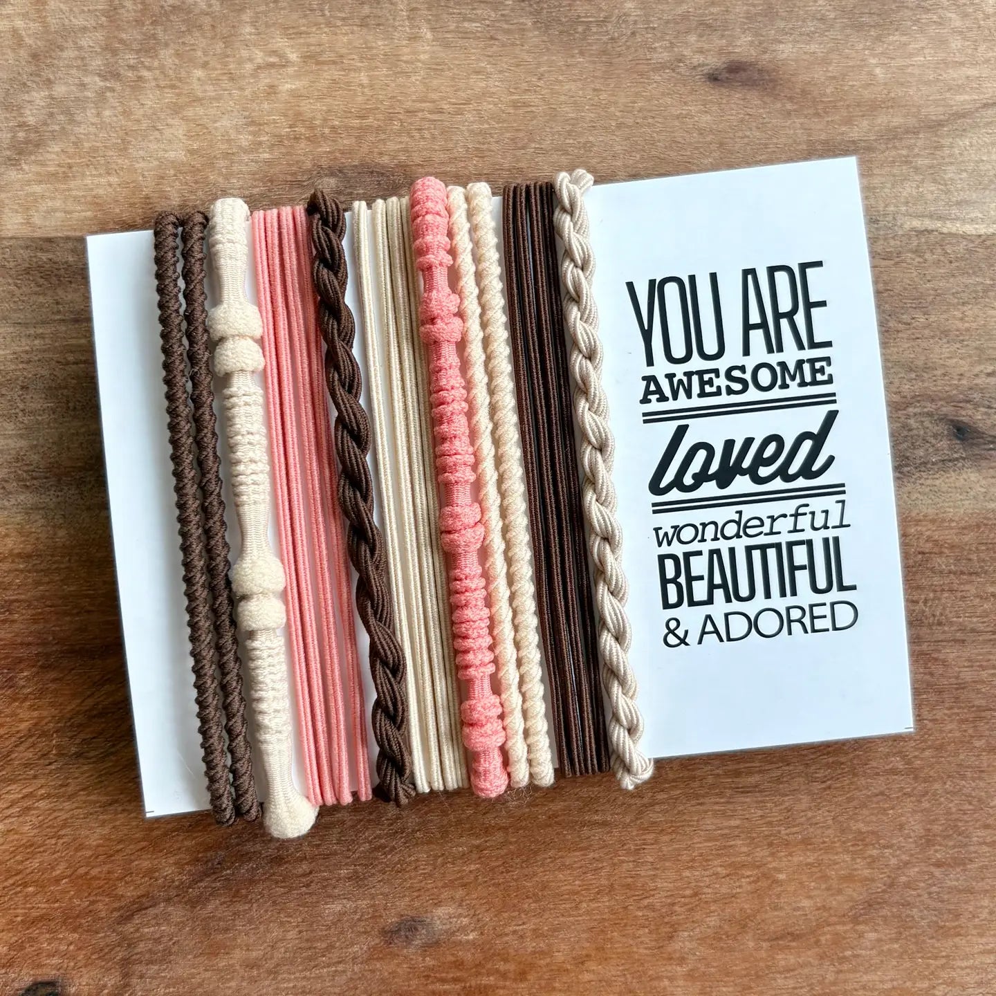 Boho Hair Ties-Neapolitan