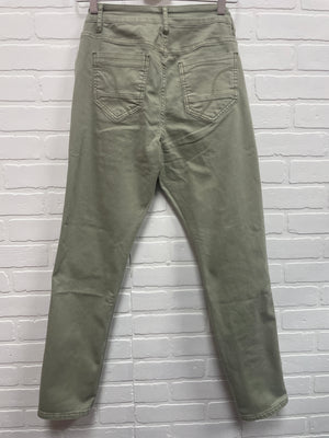 Tempo Paris Reversible Jeans- Olive