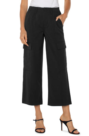 Hi-rise Cargo Crop Straight