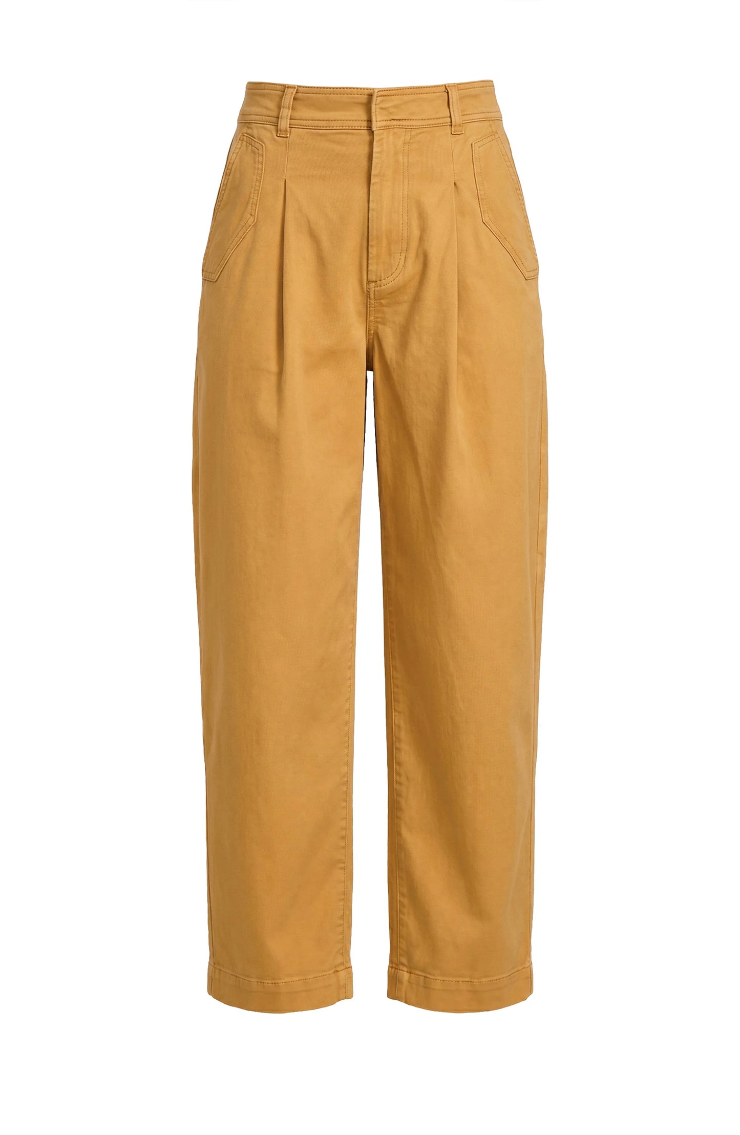 Liverpool High Rise Pleated Trouser- Gold Rush