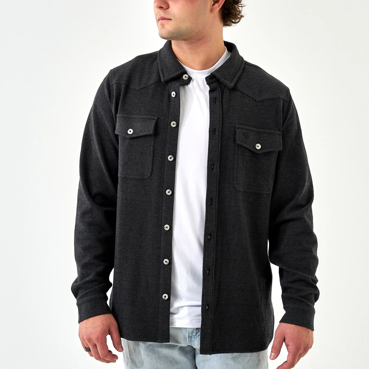 Burlebo Long Sleeve- Heather Black