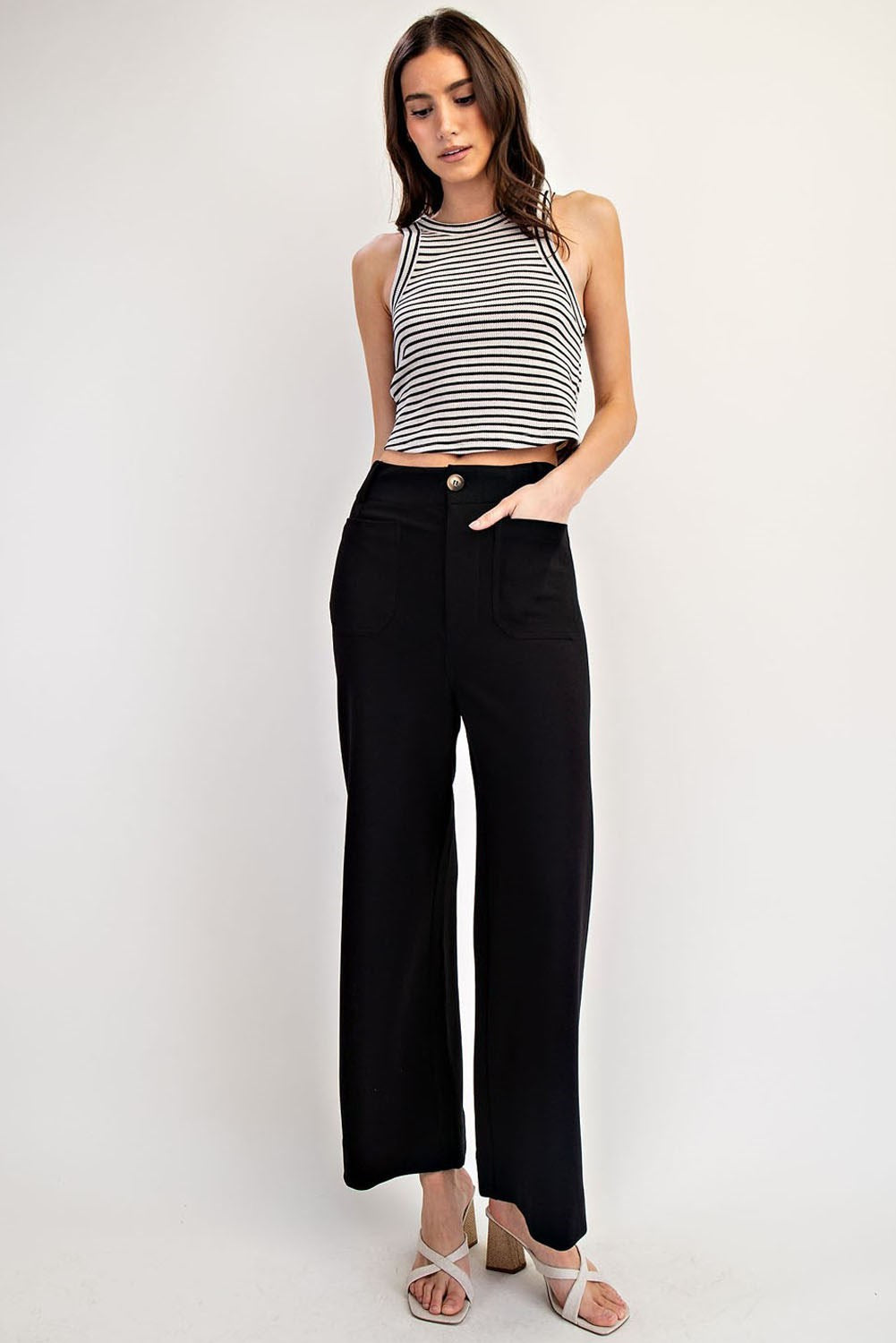 The Jade Straight Leg- Black