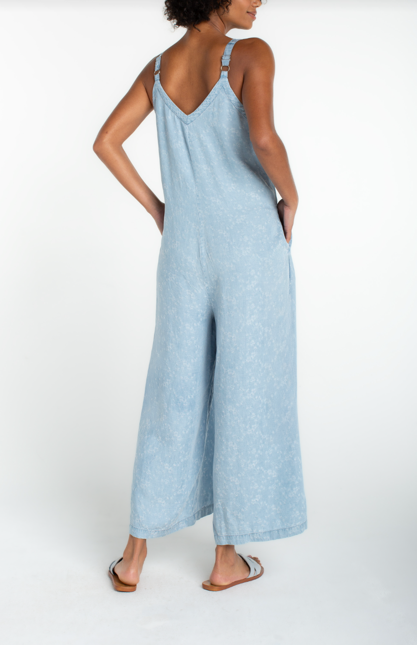 Wide Leg Crop Jumpsuit