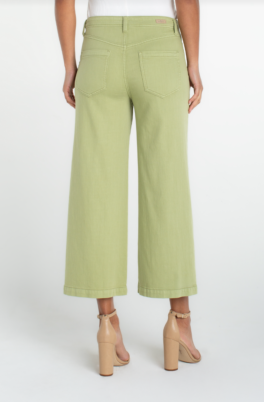 Stride Wide Leg Cargo Crop- Lotus
