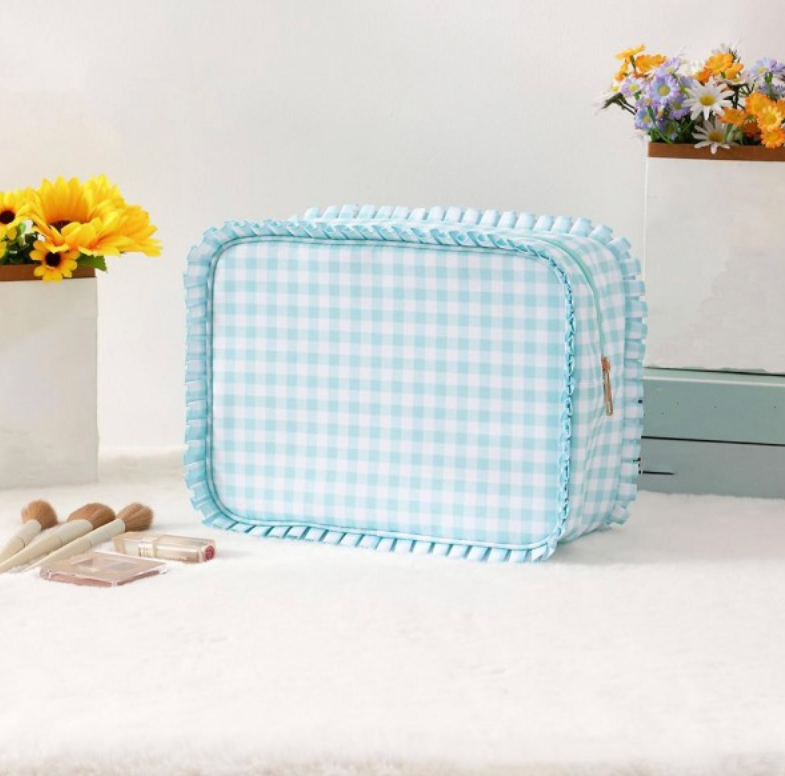 Ruffle Makeup bag