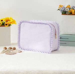 Ruffle Makeup bag