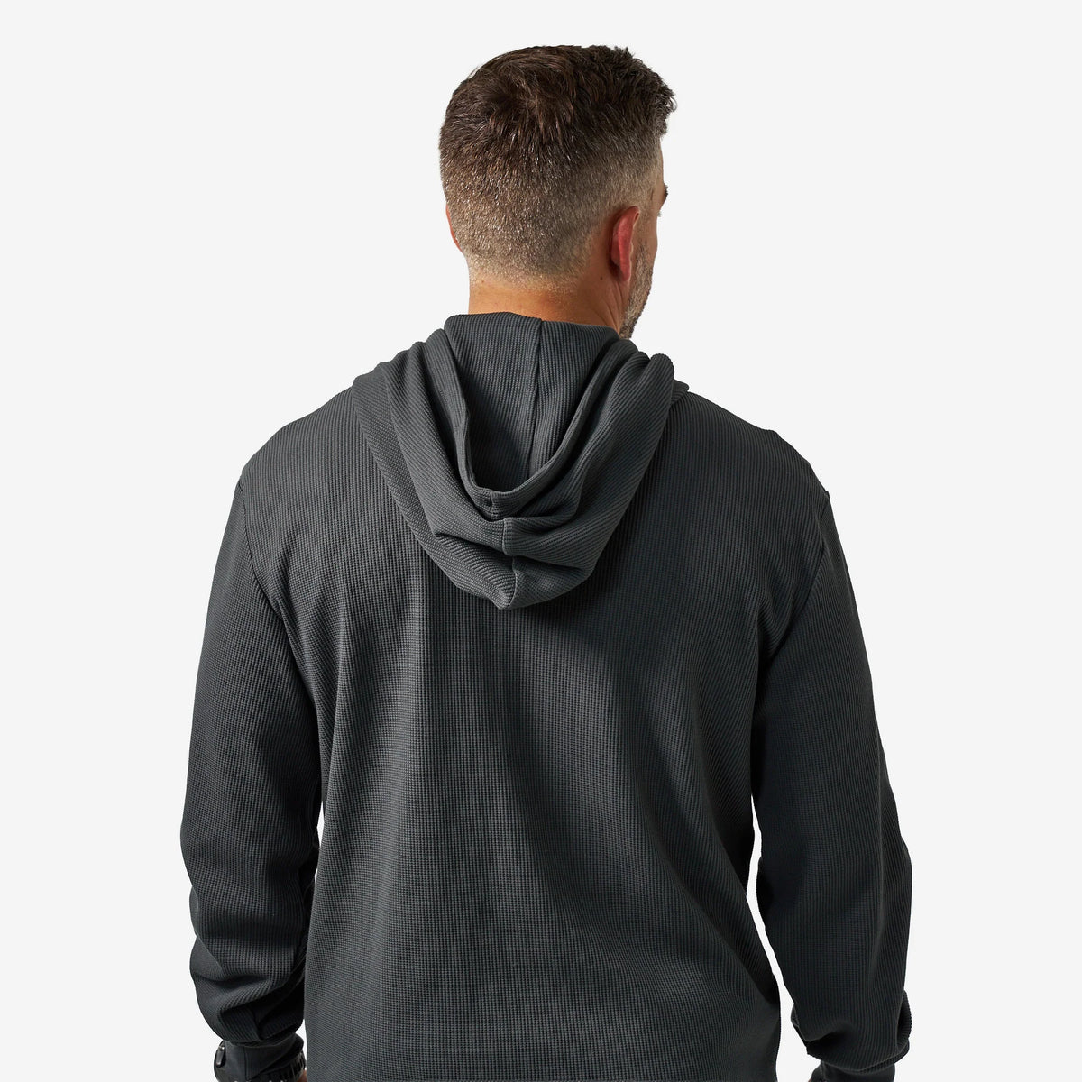 Burlebo Thermal Hoodie - Gun Metal Gray