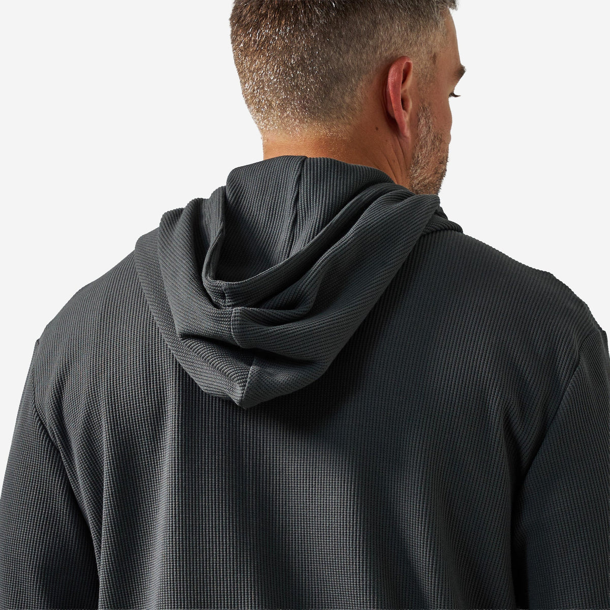 Burlebo Thermal Hoodie - Gun Metal Gray