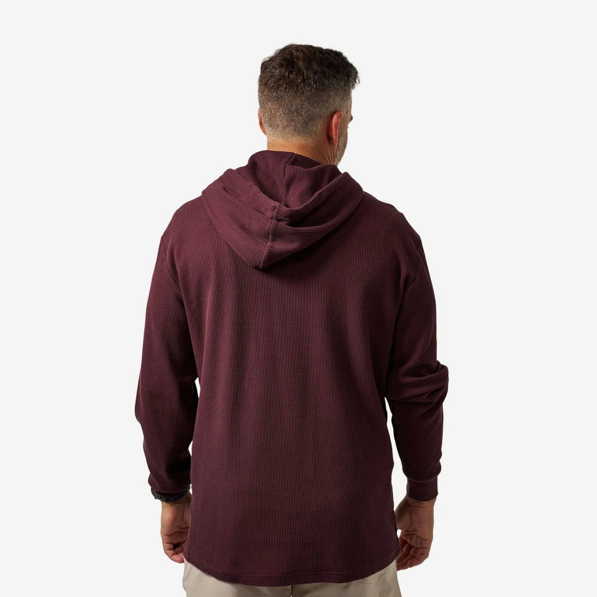 Burlebo Thermal Hoodie - Maroon