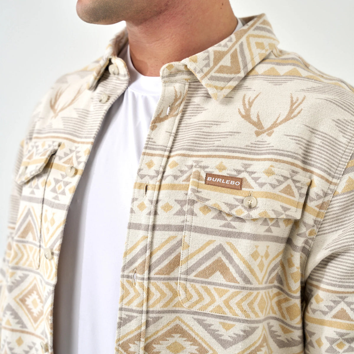 Burlebo Flannel- Aztec Cream