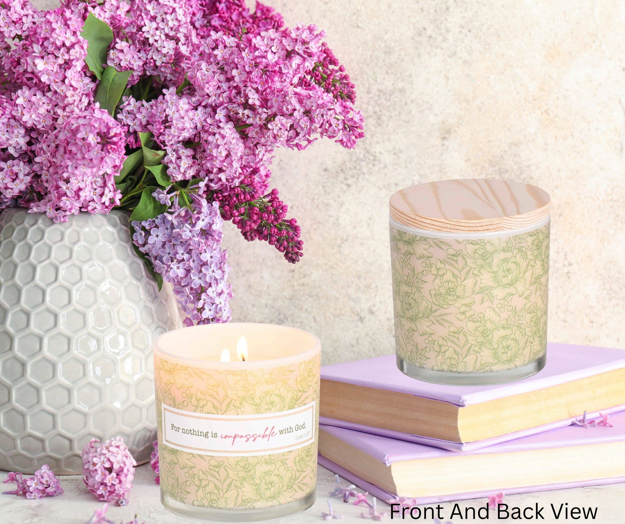 Soy Candle-Nothing Is Impossible