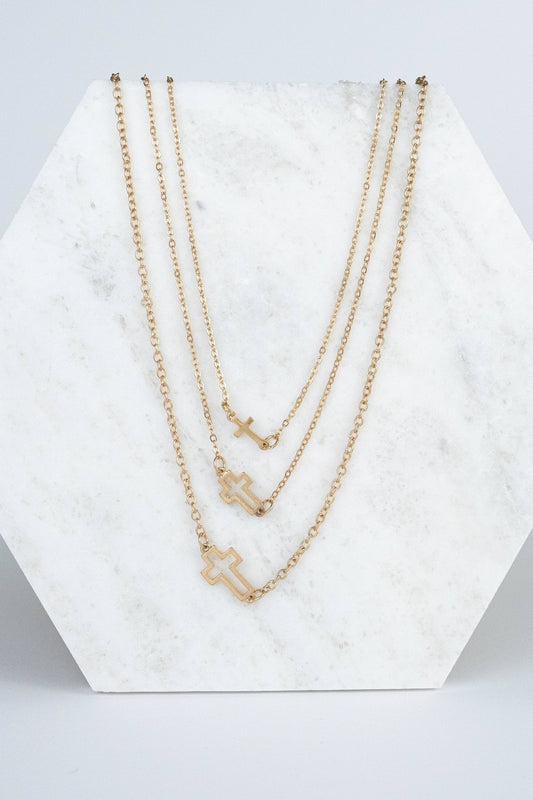 Fabia Necklace in Gold