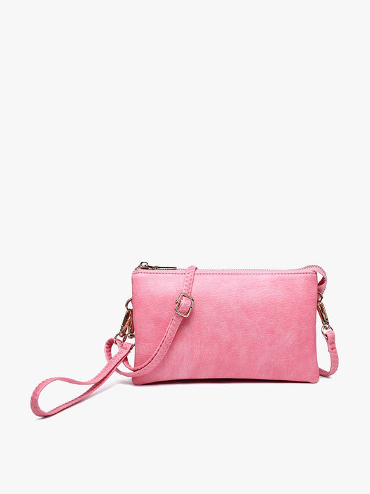 Riley Crossbody- Coral Pink