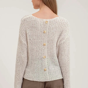 The Perfect Pullover- Ivory