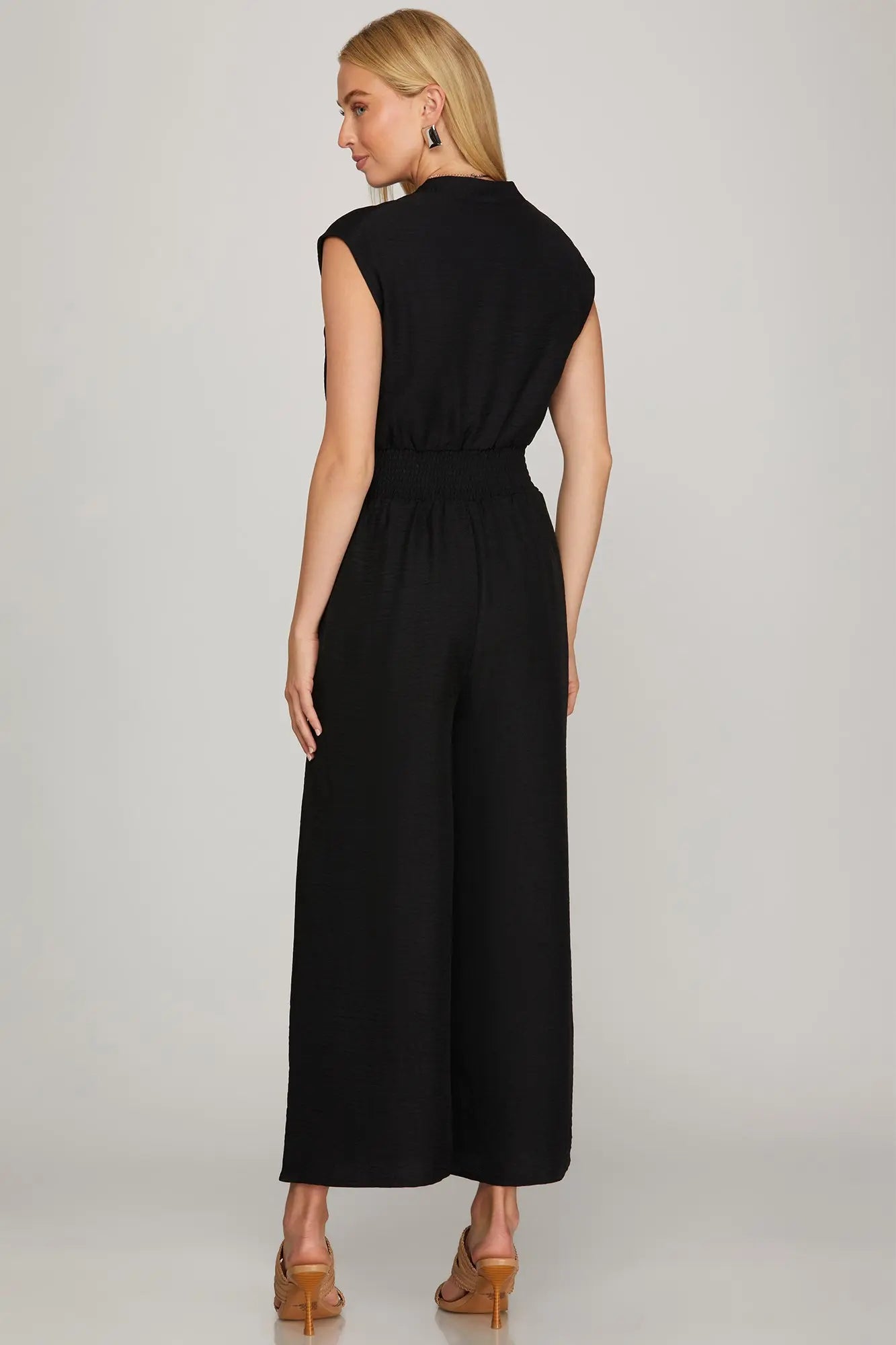 Southern Charm Jumpsuit/ Black