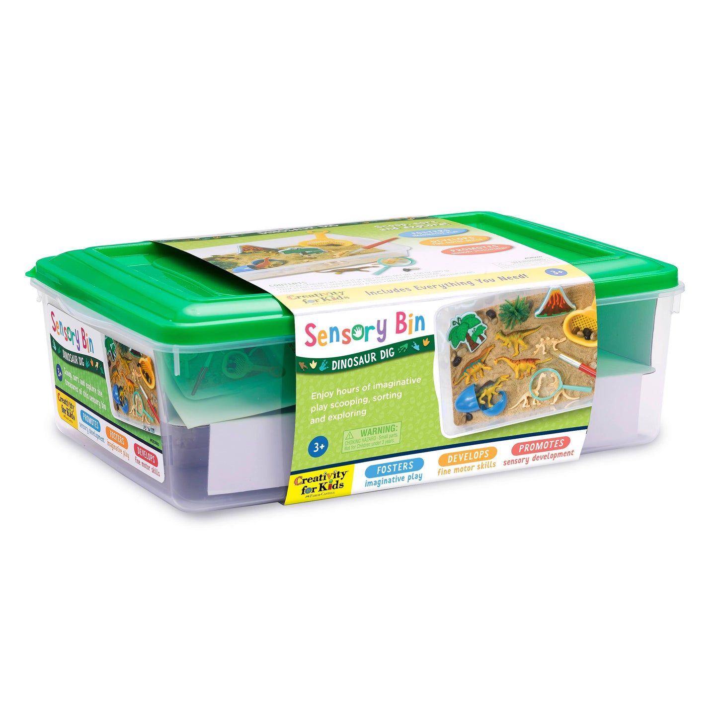 Sensory Bin- Dinosaur Dig