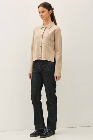 A Simple Button Up-Oatmeal