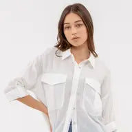 The Marian Top- White