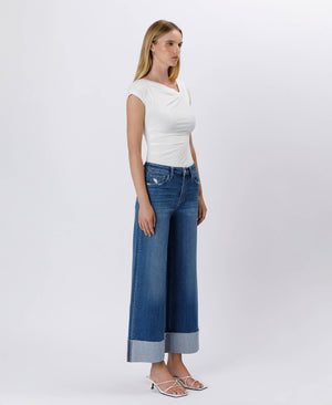 Loveret-HR-Cuffed Ankle Wide Leg