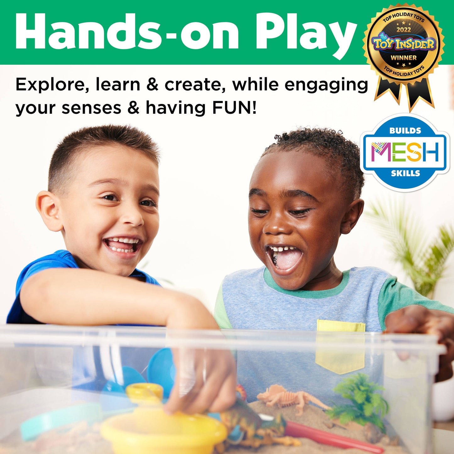 Sensory Bin- Dinosaur Dig