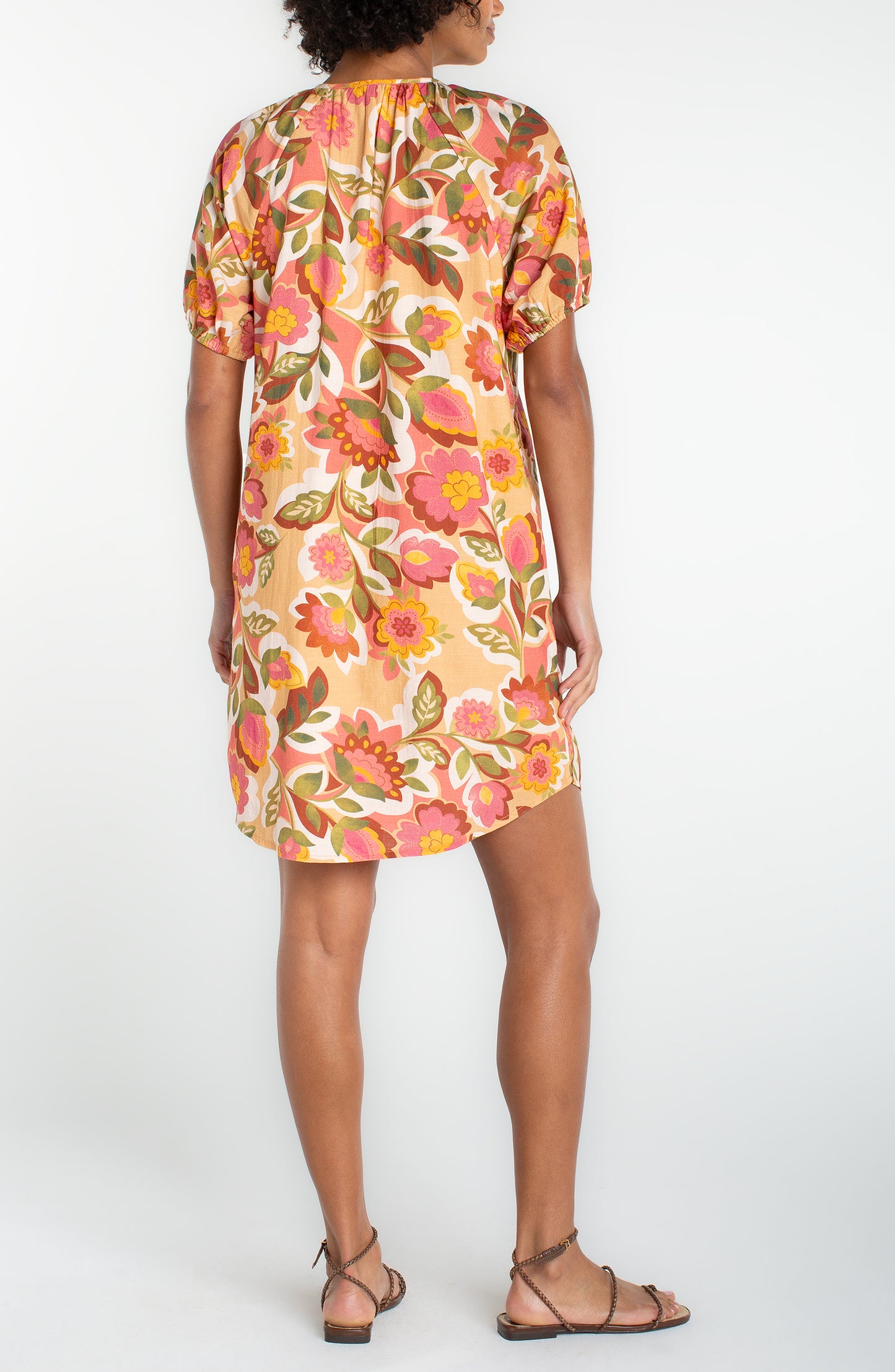 Liverpool-Short Sleeve Woven Dress